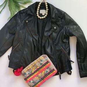 Faux Leather Jacket